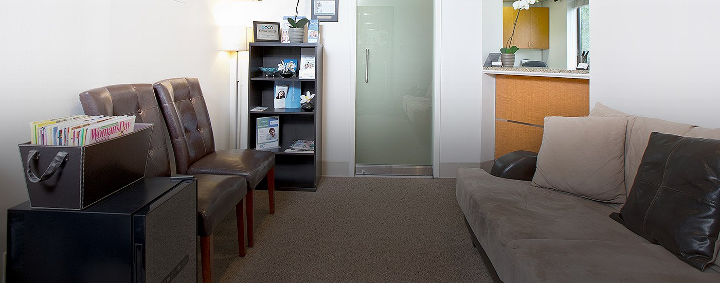 Reception area in Herndon dental office