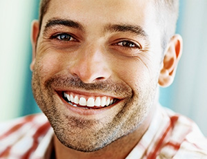 Man with healthy smile