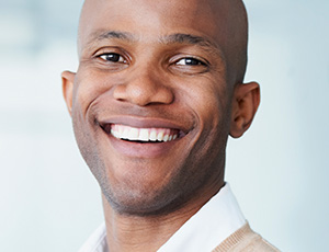 Young man with attractive smile