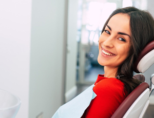 happy dental patient