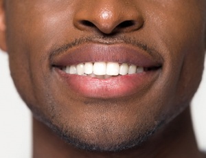 closeup of someone smiling
