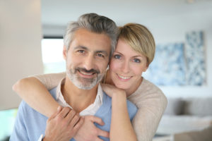 portrait of a smiling couple